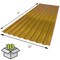 Suntuf 26 in. x 6 ft. Gold Polycarbonate Roof Panel, 10PK 191817 - alternate 3